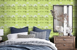 Обои DIOWLA106 фото в интерьере спальни превью