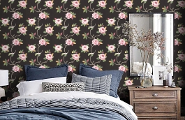 Обои DOIL211068 фото в интерьере спальни превью