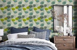 Обои DOPWDA104 фото в интерьере спальни превью