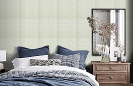 Обои DOPWSI104 фото в интерьере спальни превью