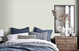 Обои DPEMFM102 фото в интерьере спальни превью