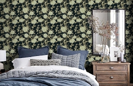 Обои DPEMPT101 фото в интерьере спальни превью