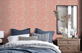 Обои DPFWFR101 фото в интерьере спальни превью