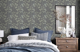 Обои DPFWHO102 фото в интерьере спальни превью