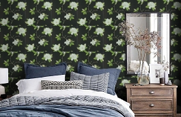 Обои DPFWSW103 фото в интерьере спальни превью