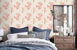 Обои FF50601 фото в интерьере спальни превью