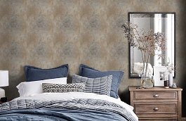 Обои FR61206 фото в интерьере спальни превью
