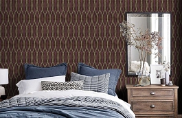 Обои GO40409 фото в интерьере спальни превью