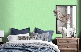 Обои GO41307 фото в интерьере спальни превью