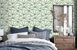 Обои GT20902 фото в интерьере спальни превью