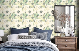 Обои LG90004 фото в интерьере спальни превью