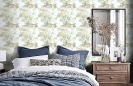 Обои LG90604 фото в интерьере спальни превью