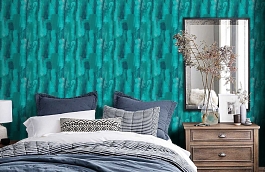 Обои LW40102 фото в интерьере спальни превью