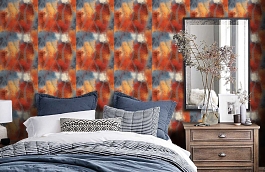 Обои LW40205 фото в интерьере спальни превью