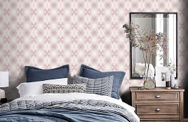 Обои BL40209 фото в интерьере спальни превью