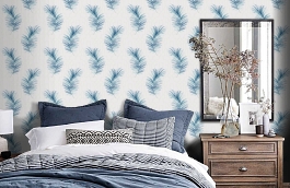 Обои BL41008 фото в интерьере спальни превью