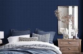 Обои CR70712 фото в интерьере спальни превью