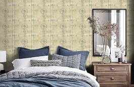 Обои CR71508 фото в интерьере спальни превью