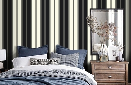 Обои CR71800 фото в интерьере спальни превью