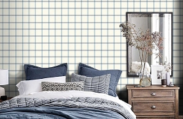 Обои CR73312 фото в интерьере спальни превью