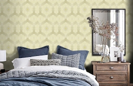 Обои ST10303 фото в интерьере спальни превью