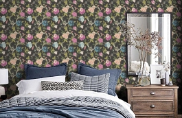 Обои GP5900 фото в интерьере спальни превью