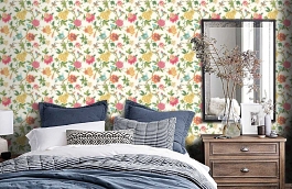 Обои GP5901 фото в интерьере спальни превью