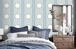 Обои GP5939 фото в интерьере спальни превью