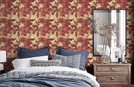 Обои ZINW310060 фото в интерьере спальни превью