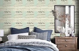 Обои ZINW310088 фото в интерьере спальни превью