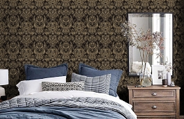 Обои ZQUA310988 фото в интерьере спальни превью