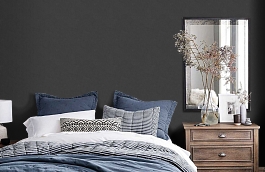 Обои KT10151 фото в интерьере спальни превью