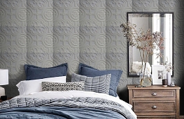 Обои RD80029 фото в интерьере спальни превью