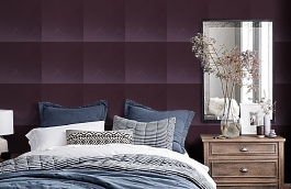 Обои 1172-81 фото в интерьере спальни превью