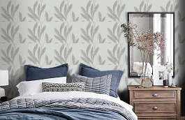 Обои 30236-4 фото в интерьере спальни превью