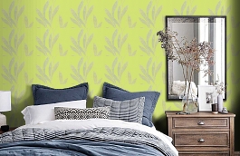 Обои 30236-5 фото в интерьере спальни превью