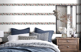 Обои 30409-2 фото в интерьере спальни превью