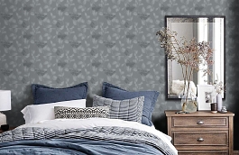 Обои 3043-46 фото в интерьере спальни превью