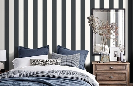 Обои 30459-7 фото в интерьере спальни превью