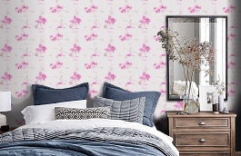 Обои 30528-1 фото в интерьере спальни превью