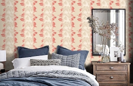 Обои 32584-4 фото в интерьере спальни превью