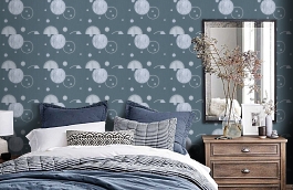 Обои 32702-4 фото в интерьере спальни превью
