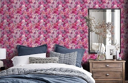 Обои 32722-1 фото в интерьере спальни превью