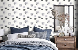 Обои 32733-4 фото в интерьере спальни превью