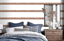 Обои 34078-3 фото в интерьере спальни превью