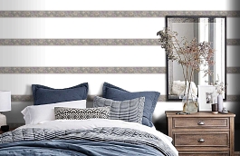 Обои 34078-4 фото в интерьере спальни превью