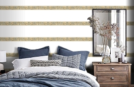 Обои 34078-5 фото в интерьере спальни превью