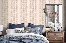 Обои 34245-1 фото в интерьере спальни превью