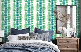 Обои 34245-4 фото в интерьере спальни превью