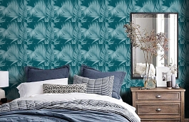 Обои 36505-5 фото в интерьере спальни превью